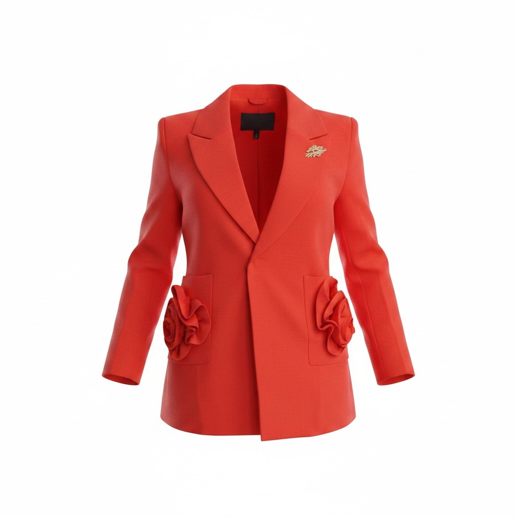 LADY IN RED BLAZER