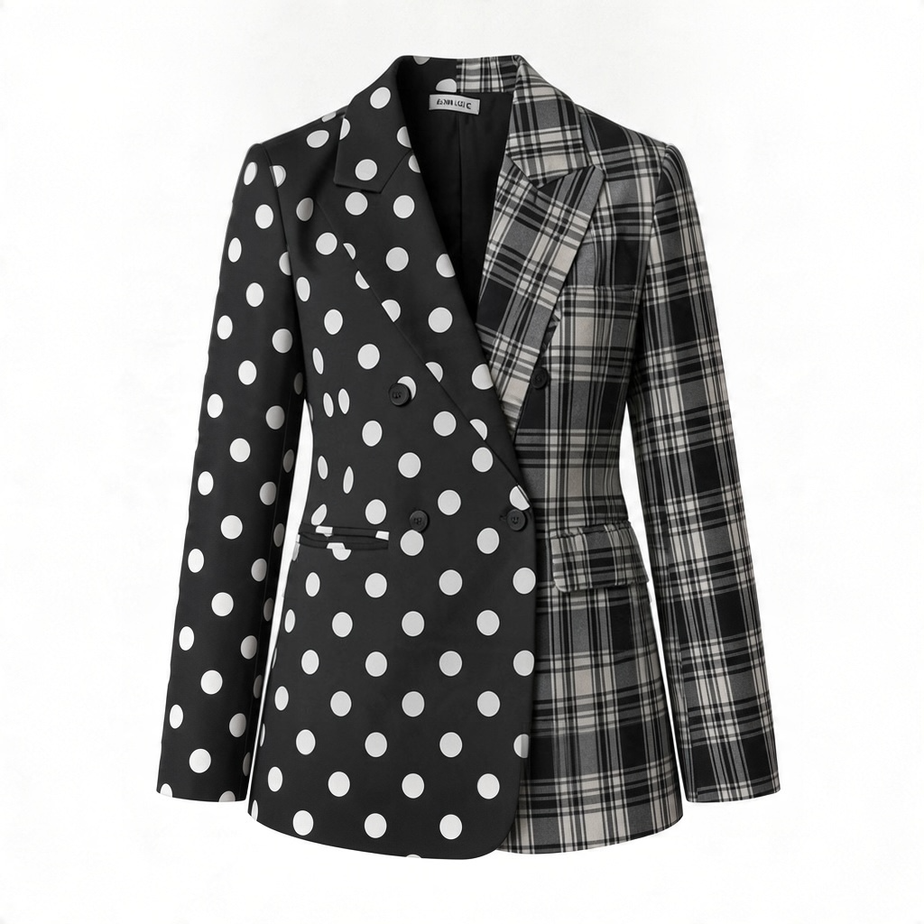 The Bella Mix Polka Blazer
