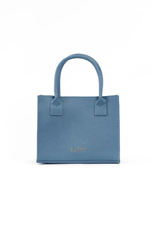 Milan Mini Tote Bag (Denim Blue)
